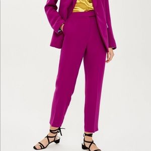 NWT Topshop Magenta Trousers